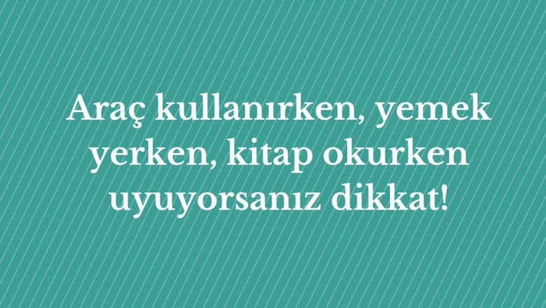 Narkolepsi nedir neden olur? Narkolepsi teşhisi ve tedavisi
