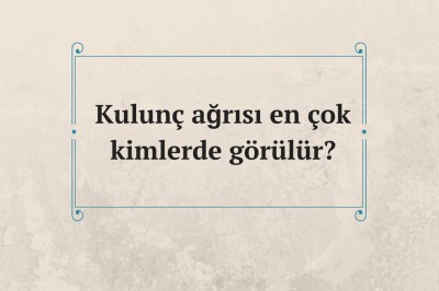 Kulunç ağrısı (Fibrositis) nedir neden olur? Kulunç ağrısı belirtileri ve tedavisi